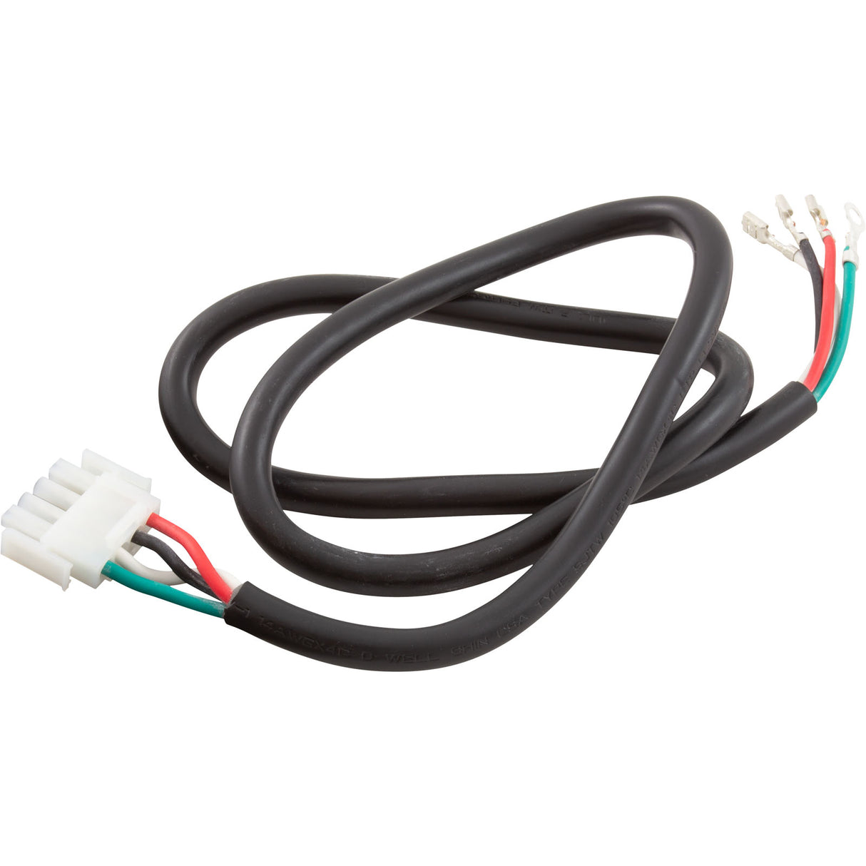 Pump Cord, H-Q, 14/4 x 31, AMP-4 Male (R/B/W with G) : 30-1001C