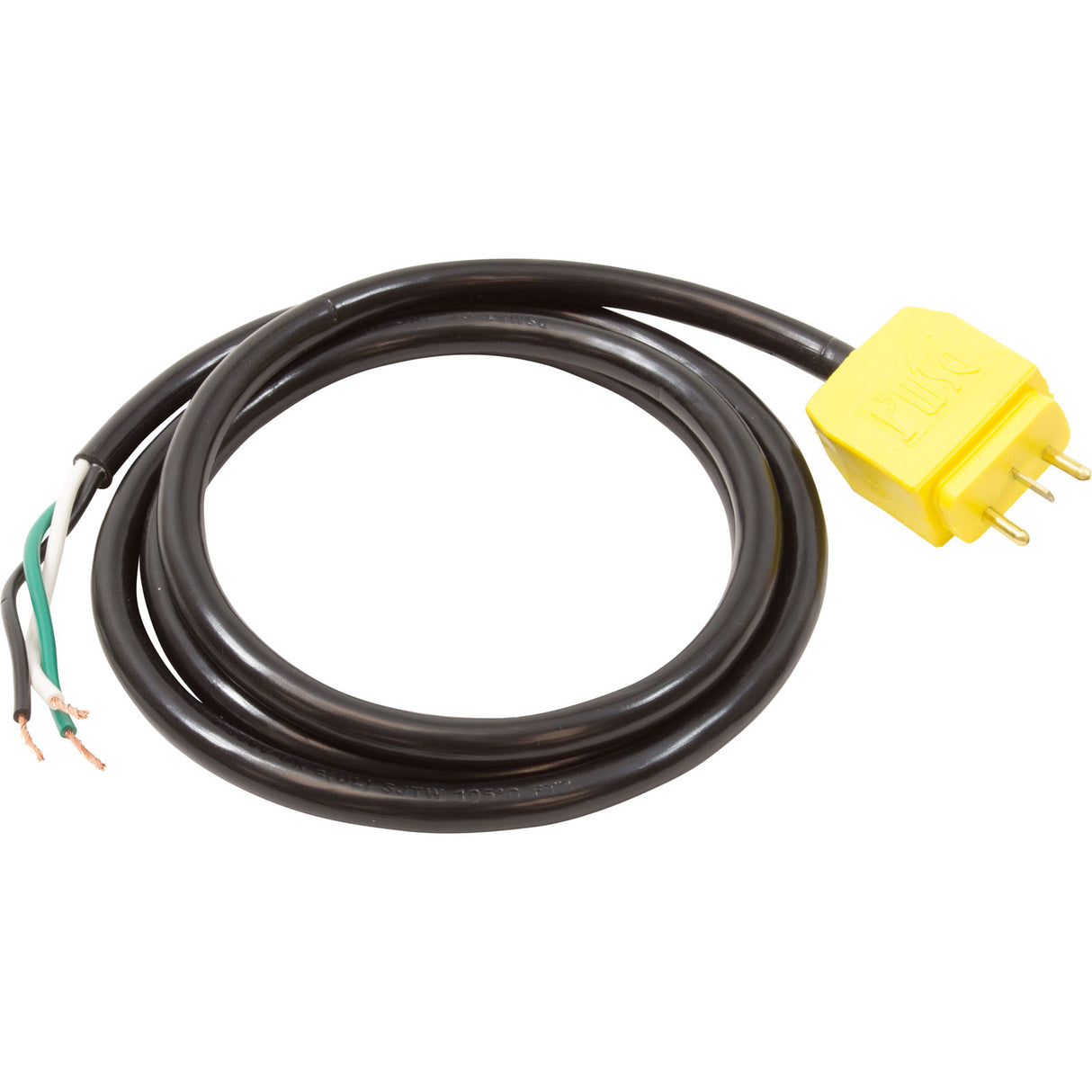 Ozonator Cord, H-Q, Molded/Lit, 48, Yellow : 30-0180-48