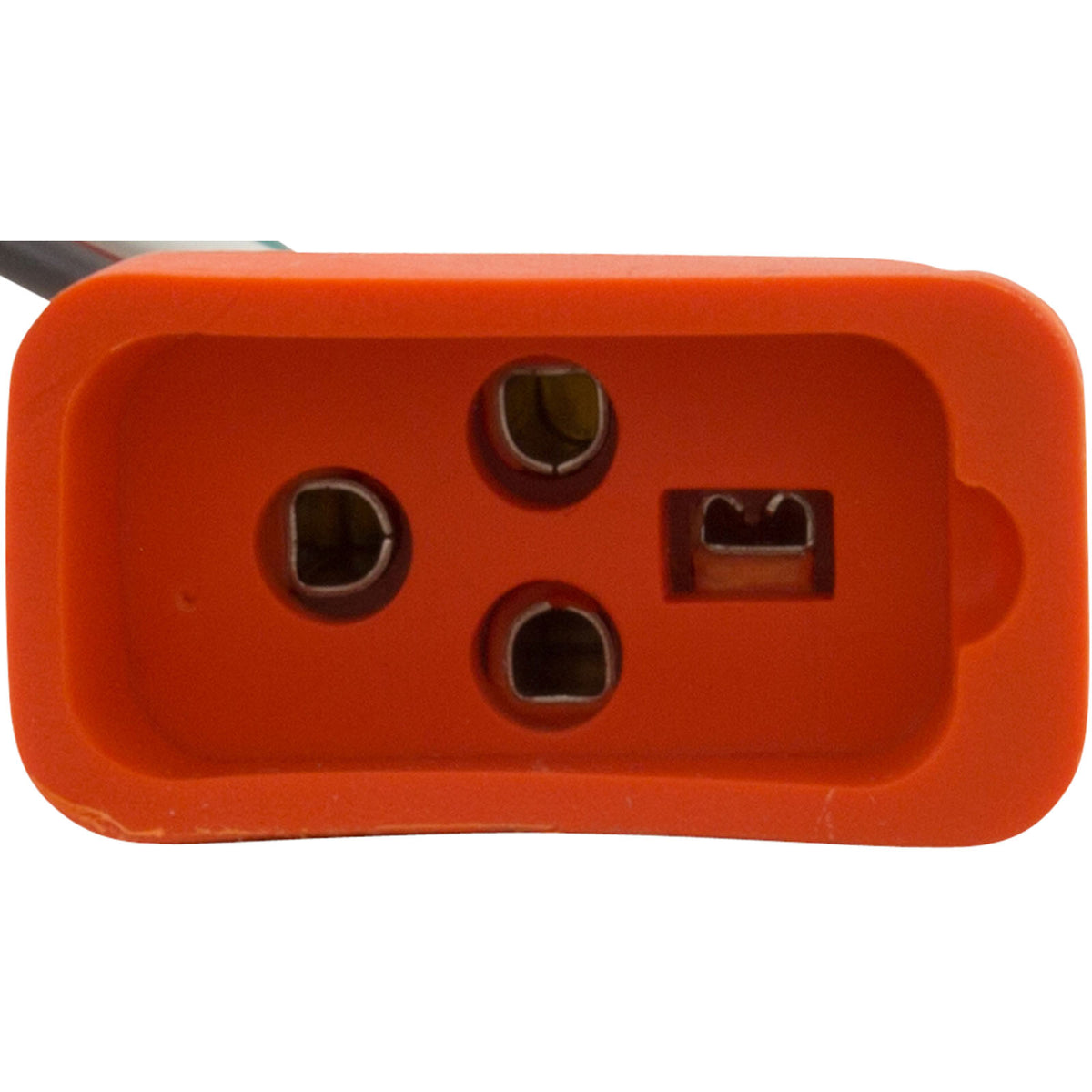Receptacle, H-Q, Fiber Optic, Molded, 18/4, Air VH, Orange : 09-0026C