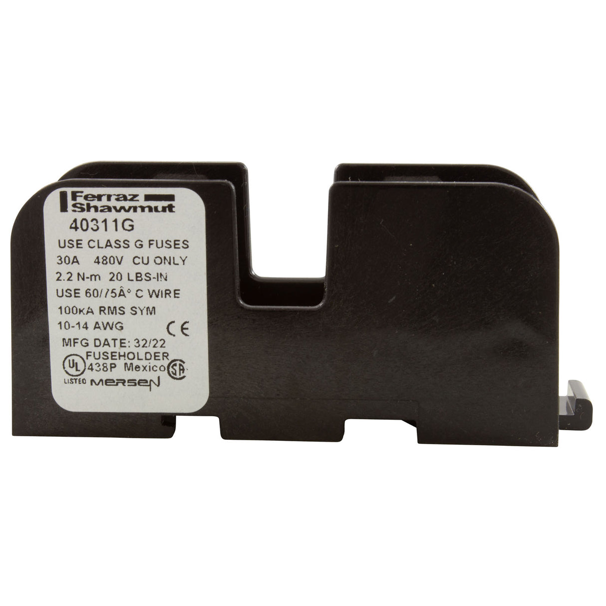 Fuse Block, Buss SC Series, 30A, Box Mount : 40311G