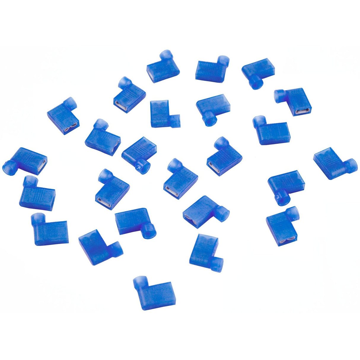 Disconnect, 90deg Female, 25 Pack, 16-14AWG, .250 Tab, Blue : - Generic - - PartsForSpas.com