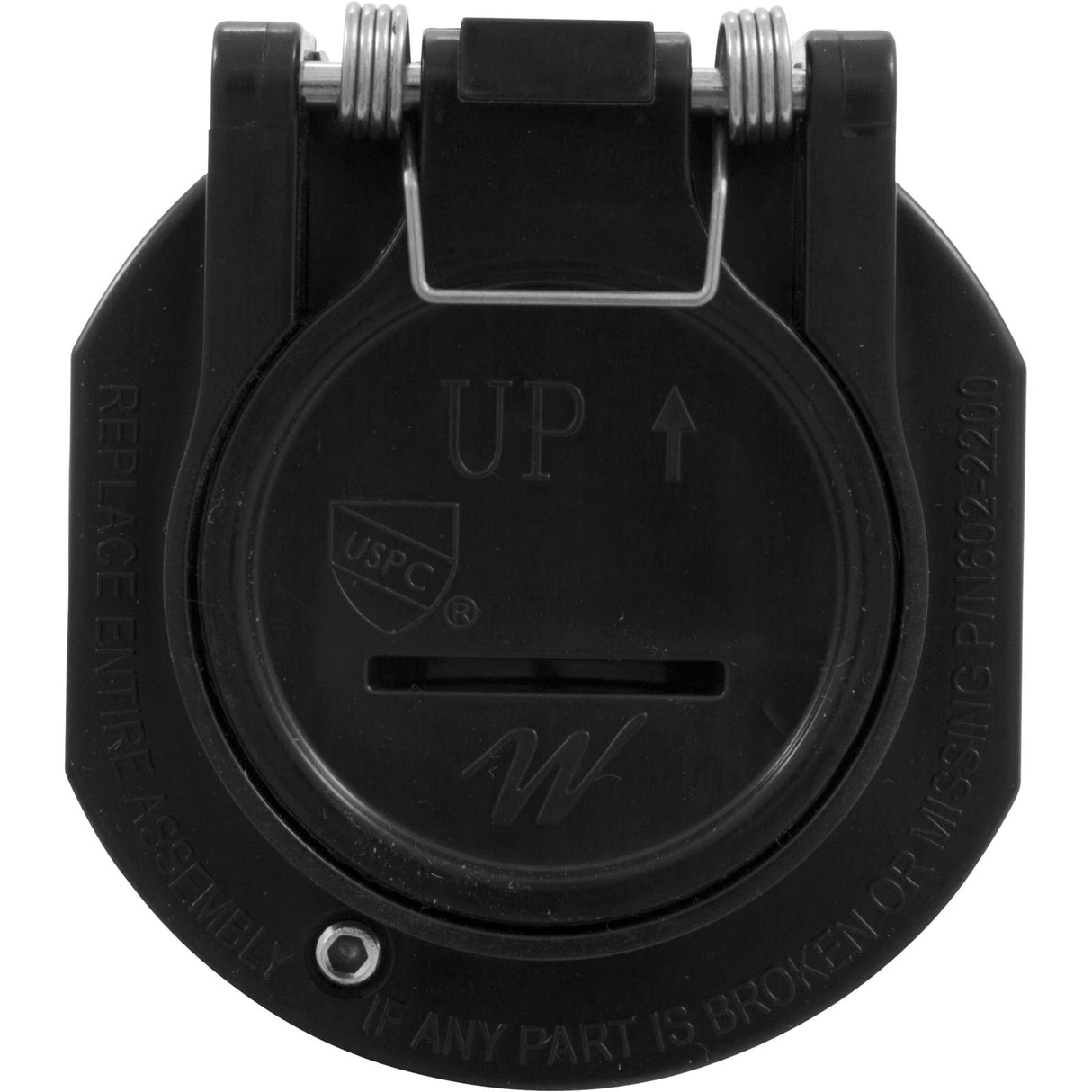 Vac Lock 1 1/2"Mpt - Black : 600-2201 - Waterway Plastics - 806105229502 - PartsForSpas.com