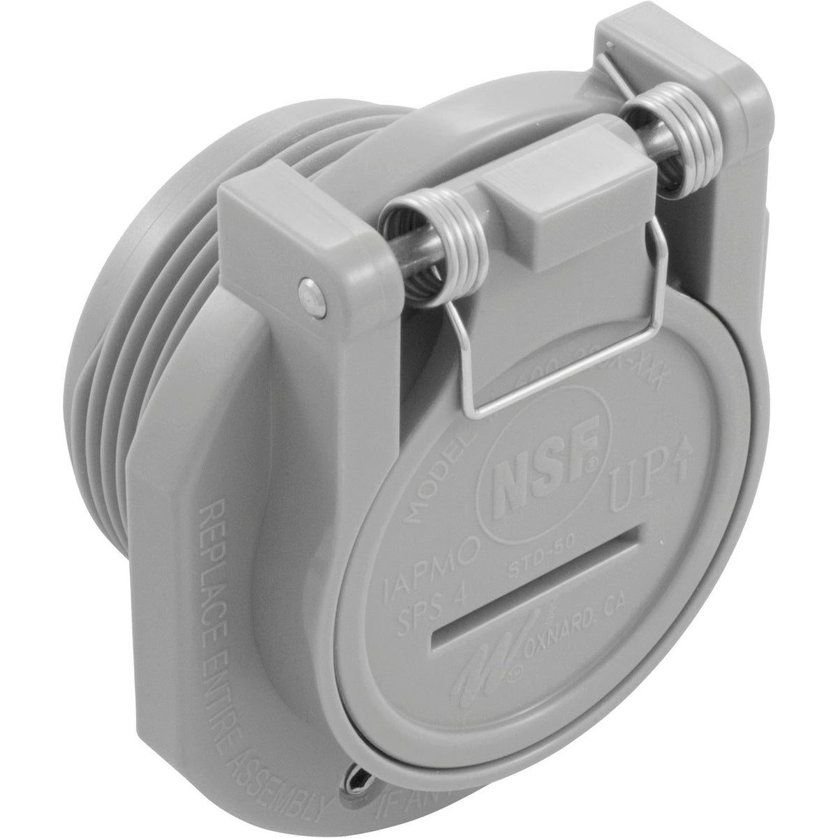 Vac Lock 1 1/2"Mpt - Gray : 600-2207