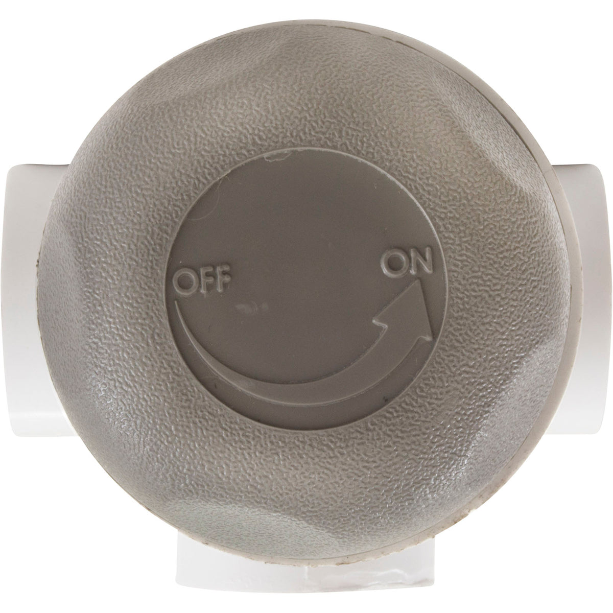 Valve Assy., On/Off Turn, Horizontal, Gray : 600-4387 - Waterway Plastics - 8.06105E+11 - PartsForSpas.com