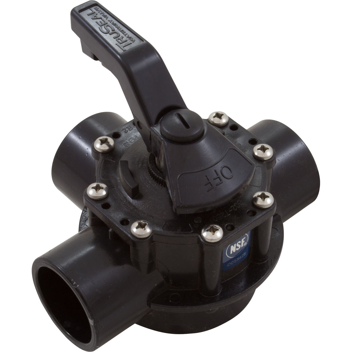 1 1/2"S Tru Seal 3-Way Diverter Valve Assy : 600-7200-CPVC - Waterway Plastics - 806105102904 - PartsForSpas.com