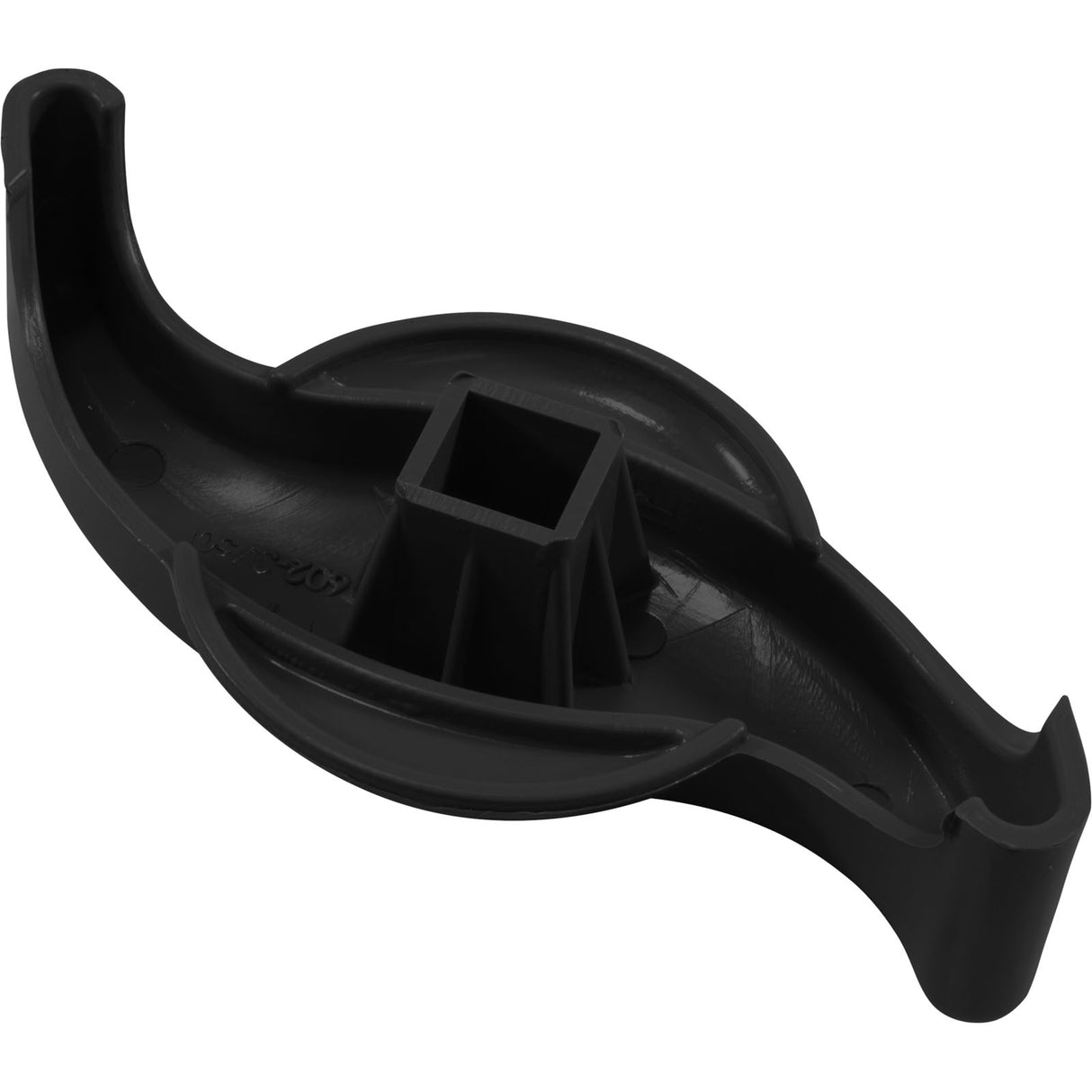 2" Top Access Valve, Smooth "S" Handle - Black : 602-3751 - Waterway Plastics - 806105321459 - PartsForSpas.com