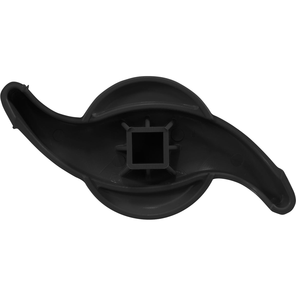 2" Top Access Valve, Smooth "S" Handle - Black : 602-3751 - Waterway Plastics - 806105321459 - PartsForSpas.com