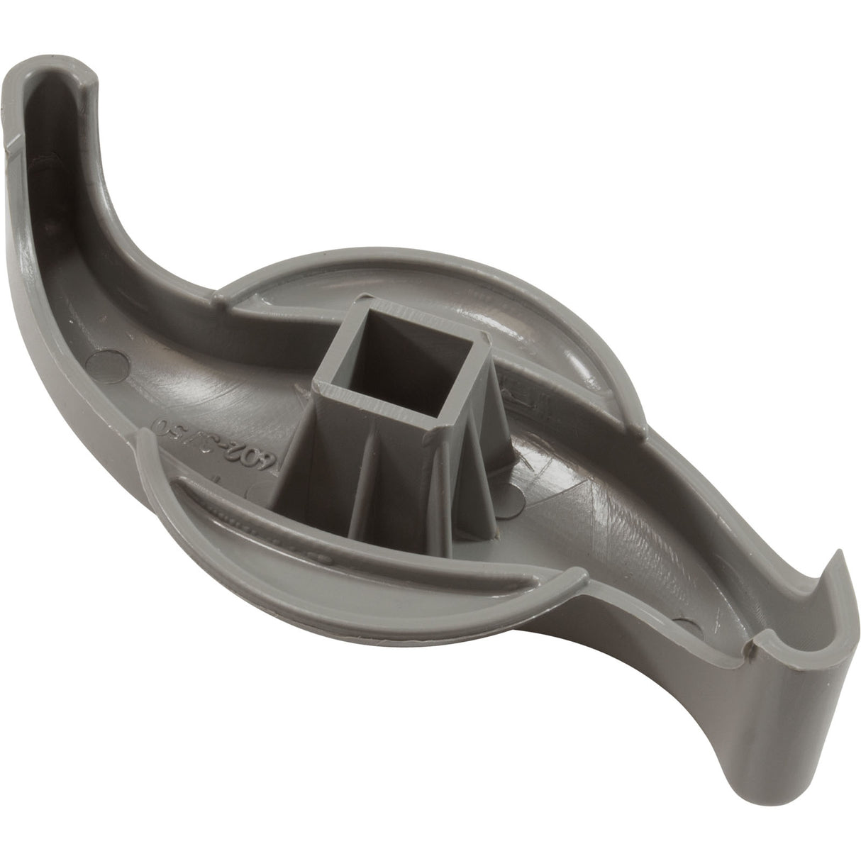 2" Top Access Valve, Smooth "S" Handle - Grey : 602-3757 - Waterway Plastics - 602-3757 - PartsForSpas.com