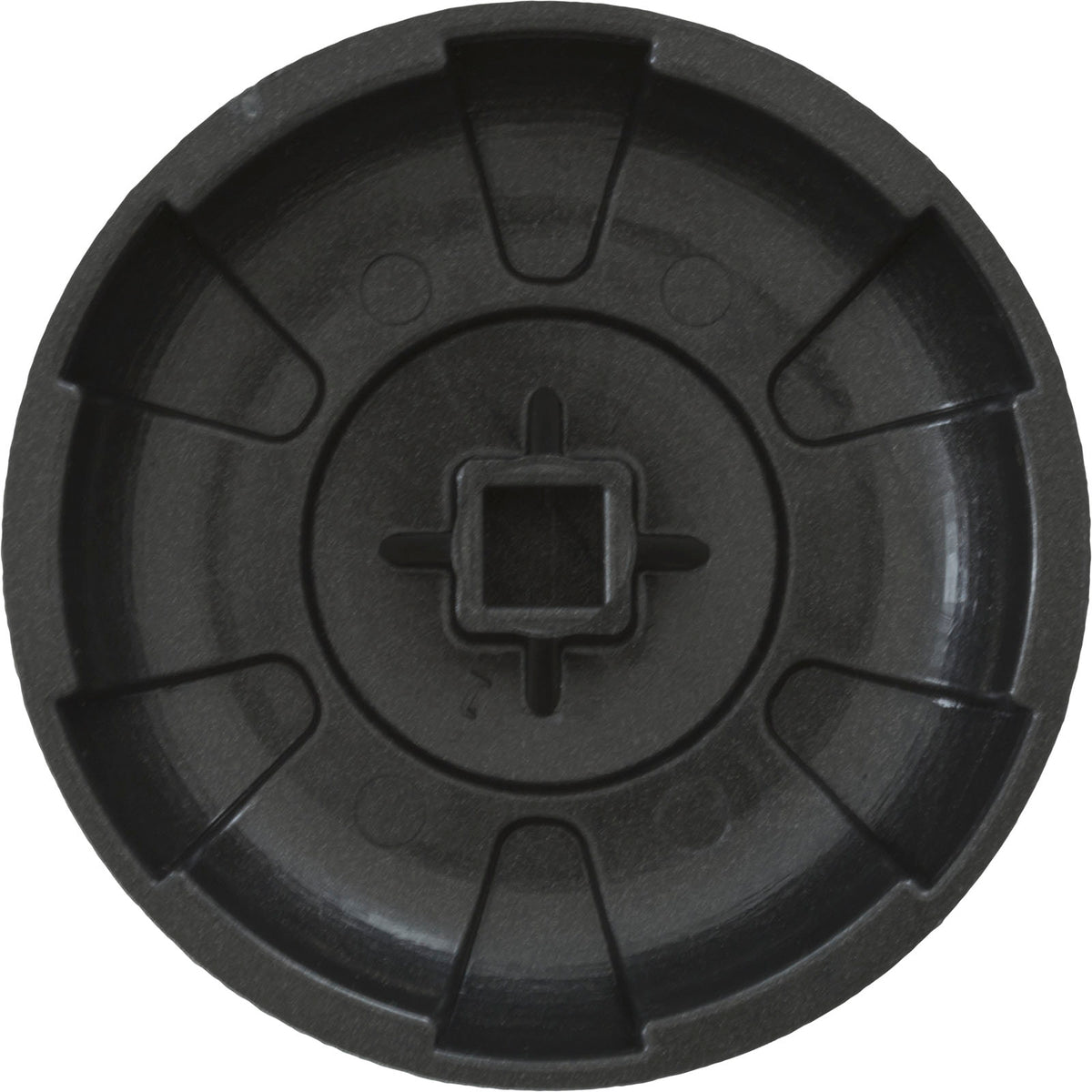 Knob, Waterway, 6 Spoke, Dark Gray : 602-4549-dsg