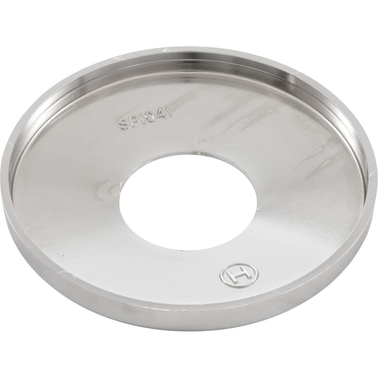 Escutcheon, Hayward, Chrome Plated ABS, 1-1/2" : SP1042 - Hayward - 0610377045681 - PartsForSpas.com