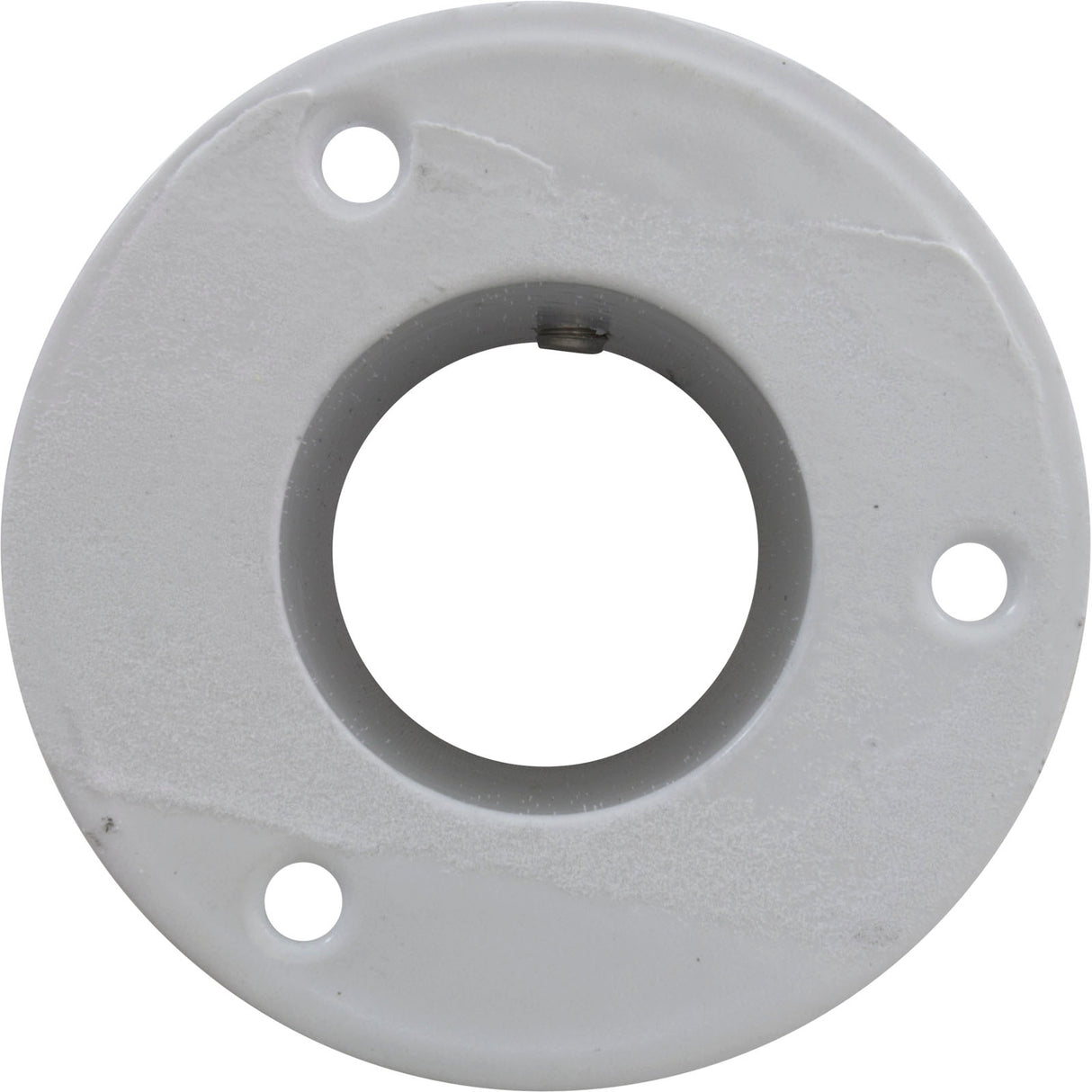 Deck Flange, Perma Cast, For Ladder, 1-1/2", White/Aluminum : PF-2115-L - Perma-Cast LLC - PF-2115-L - PartsForSpas.com
