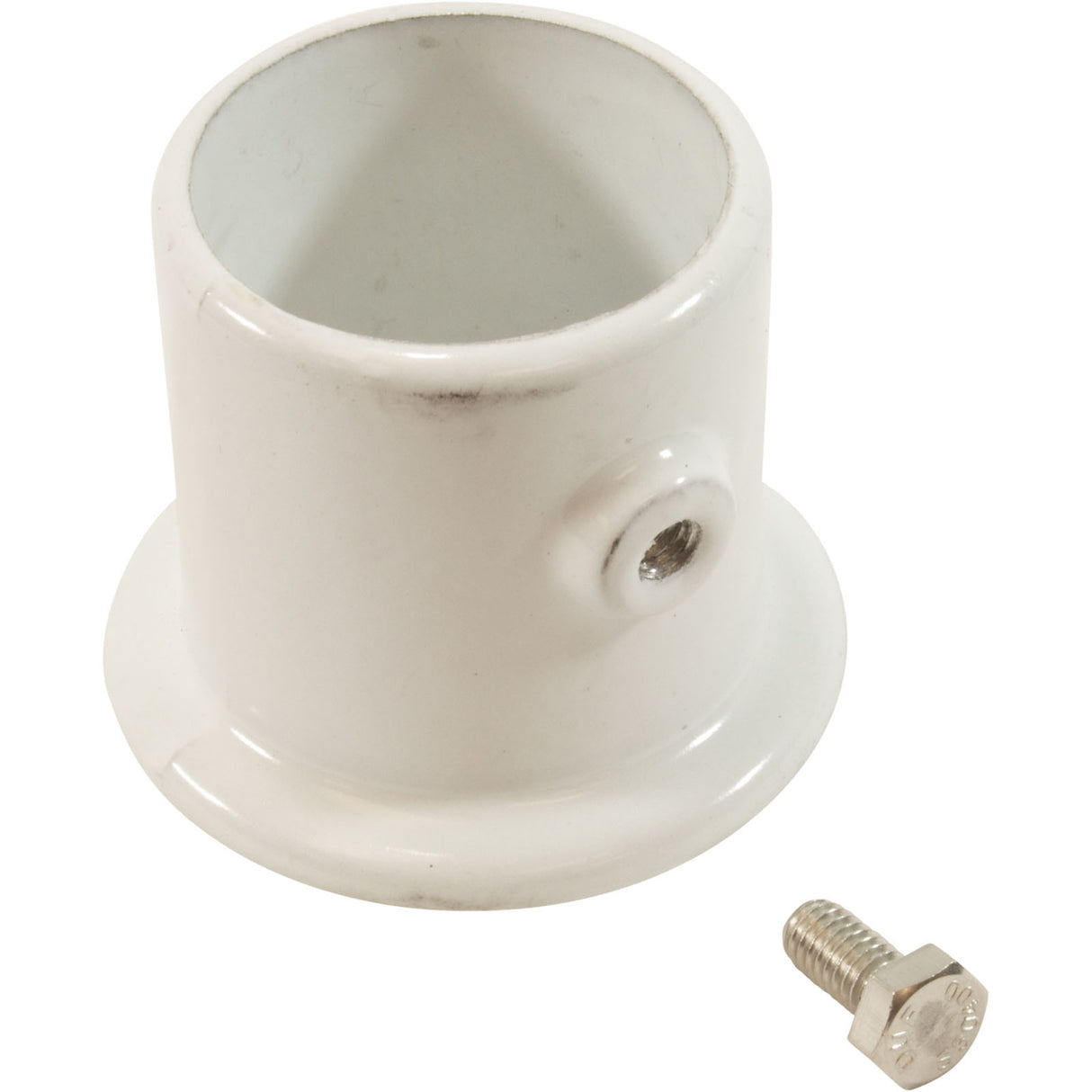 Deck Flange, Perma Cast, For 1.9" Rail, Aluminum : PF-2119-L - Perma-Cast LLC - PF-2119-L - PartsForSpas.com