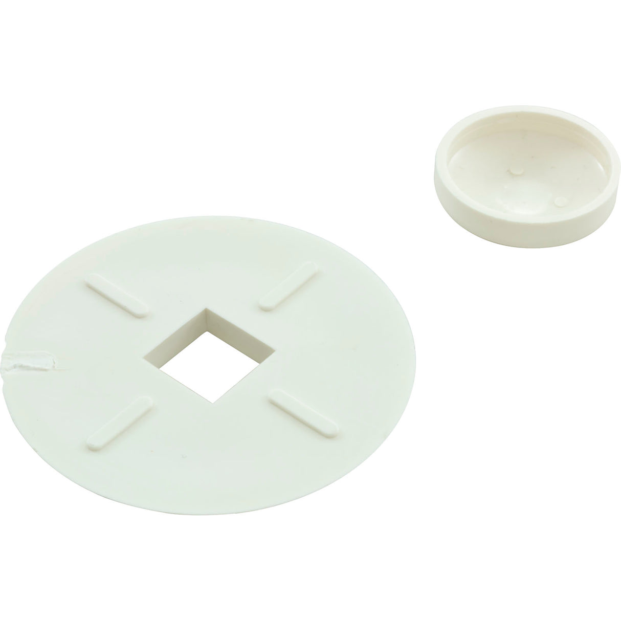 Washer Assembly, Recessed Plastic w/Cover, White : 05-632