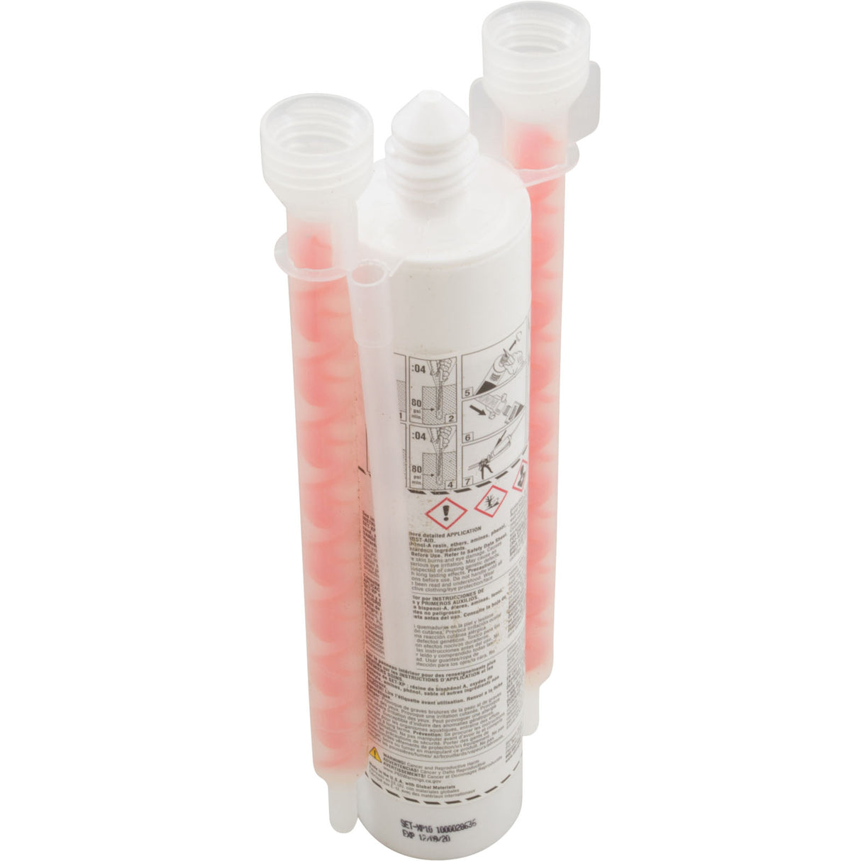 Epoxy Kit, SR Smith, w/Three 1/2" Bolts, Expired : 75-209-5876-SS - S.R. Smith, LLC - 75-209-5876-SS - PartsForSpas.com