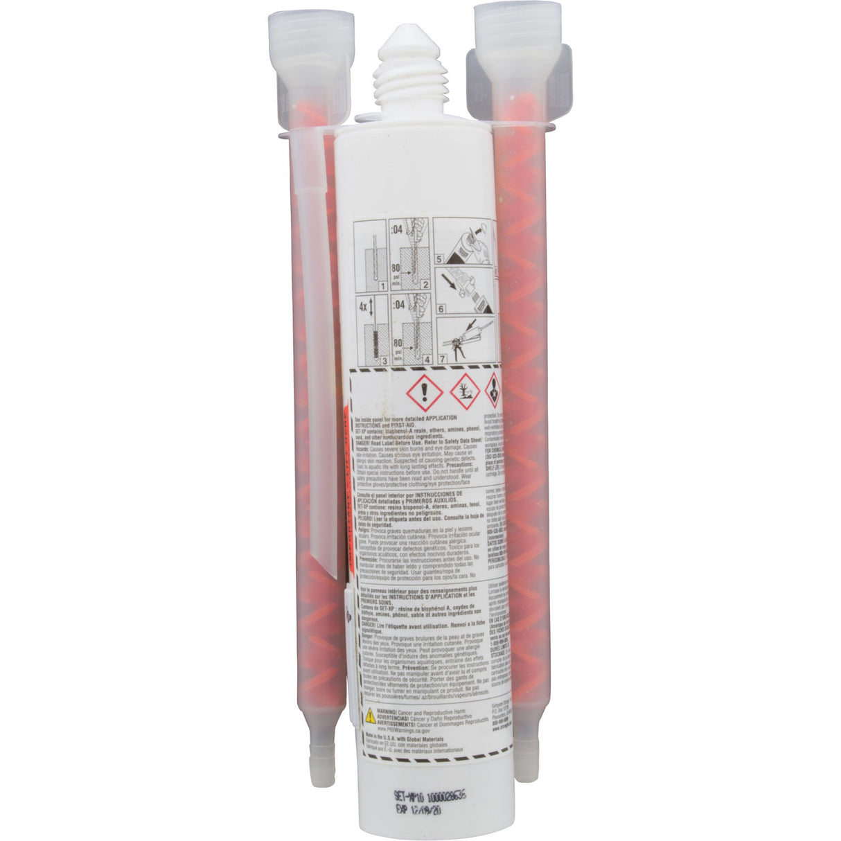 Epoxy Kit, SR Smith, w/ Three 1/2" Bolts : 75-209-5876-SS