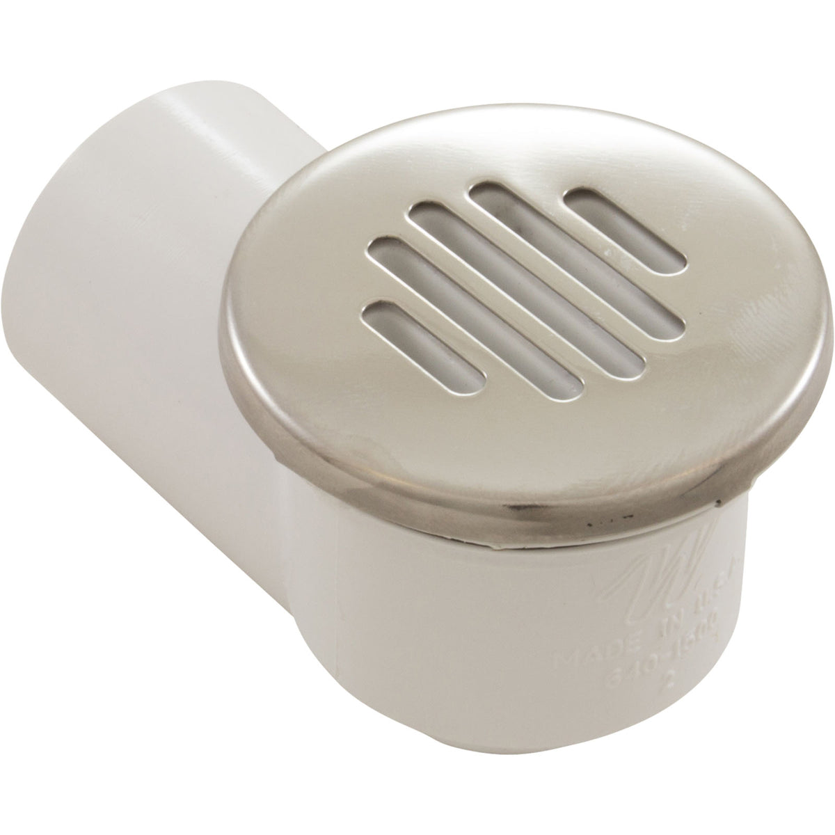 Lo-Profile Drain Assembly W/Ss Cover : 640-0407S - Waterway Plastics - 8.06105E+11 - PartsForSpas.com
