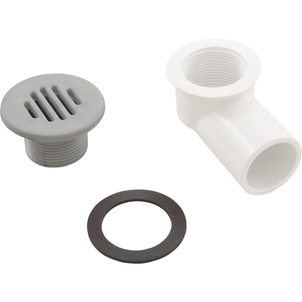 Drain Assy, Low Profile, 3/4"Socket/1"Spg., Gray : 640-0407