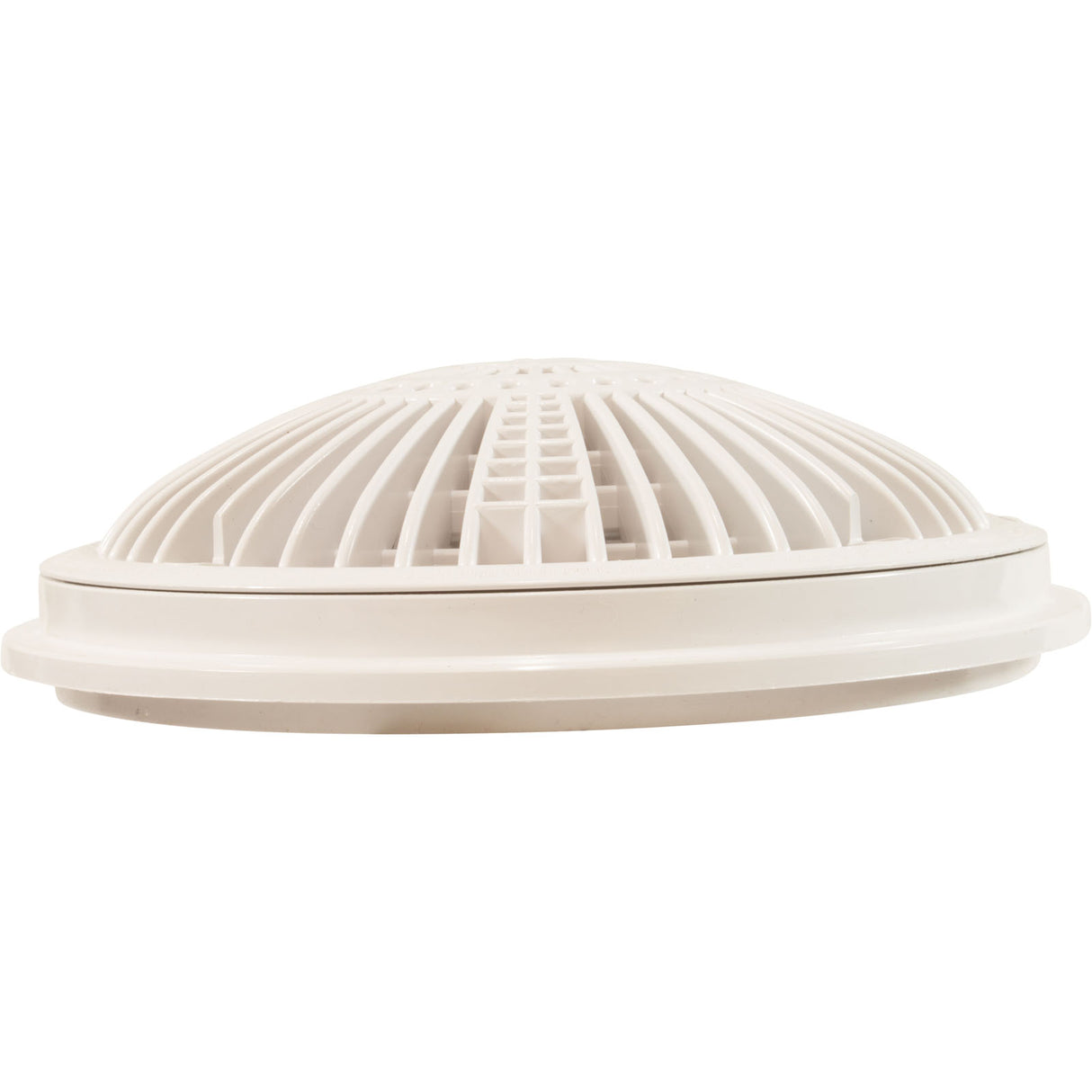 Main Drain Cover & Frame, Waterway Tru Flo 8", White, VGB : 640-1800 V