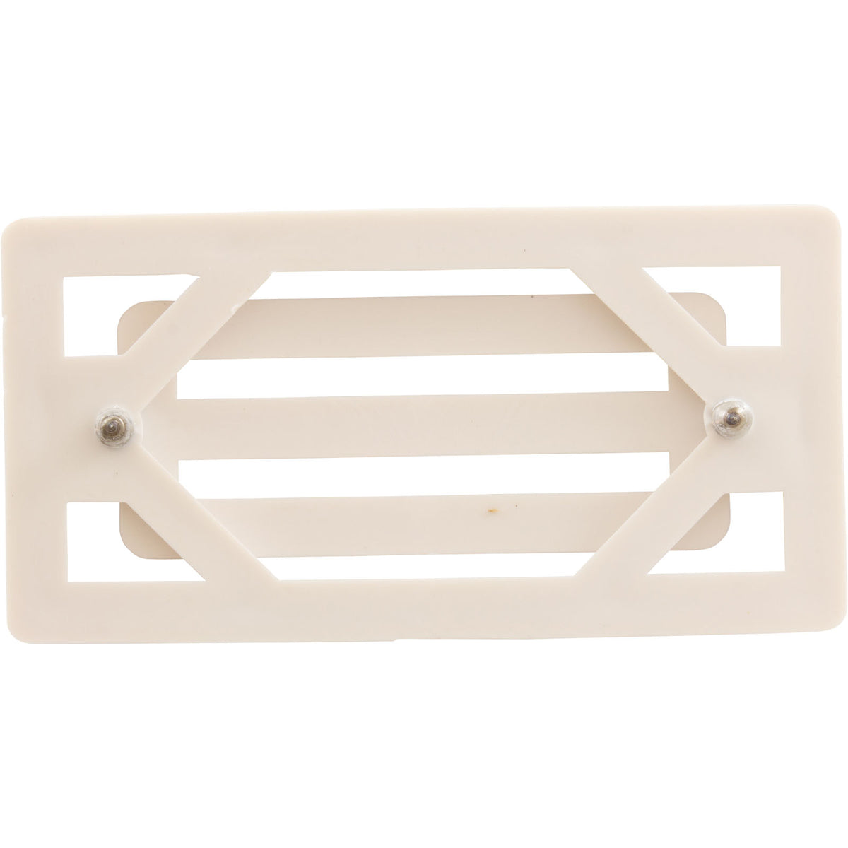 2" X 4" 3-Bar Grate And Frame : 640-3000 - Waterway Plastics - 8.06105E+11 - PartsForSpas.com