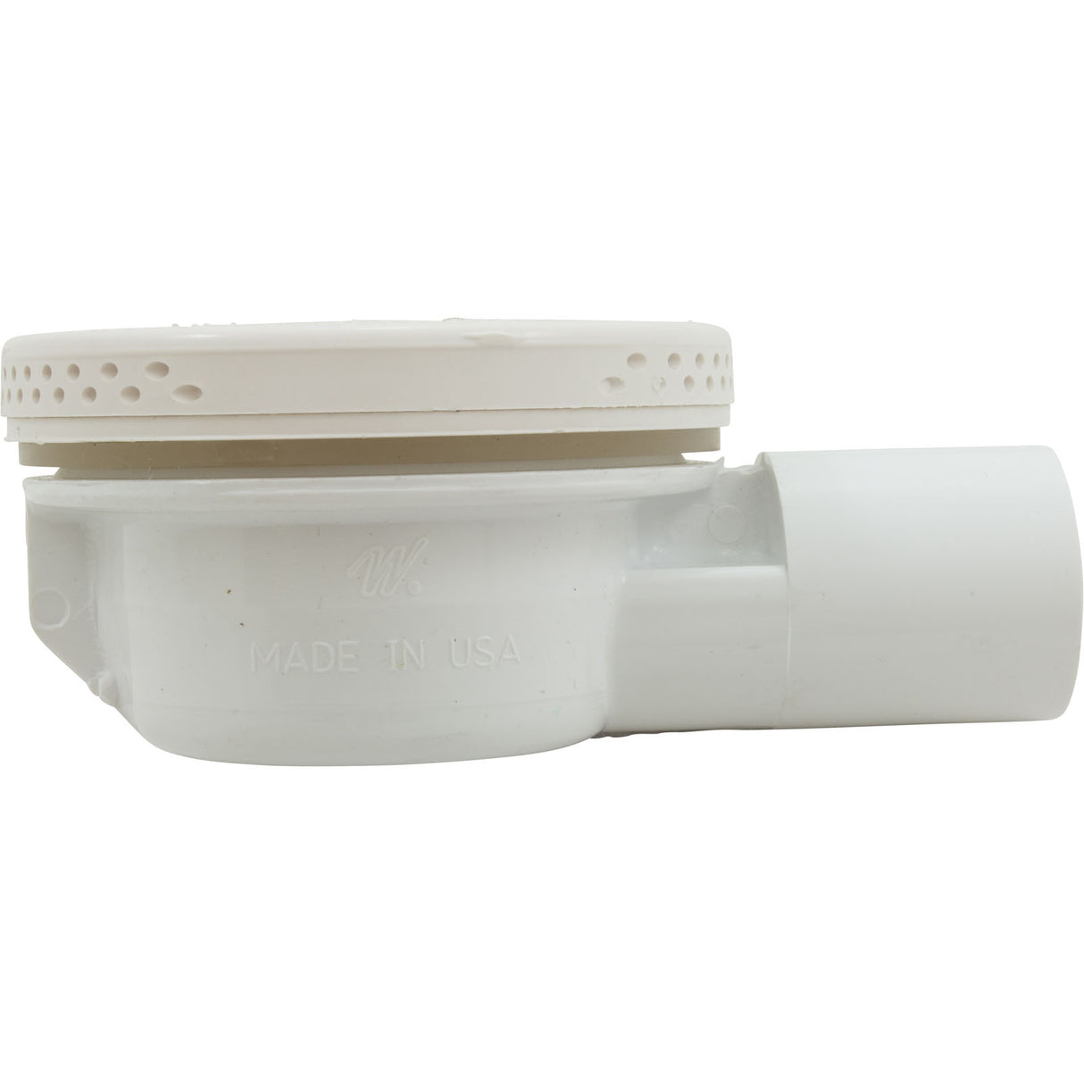 Lo Pro 90 Ell Spa Floor Drain 3/4" White : 640-4340