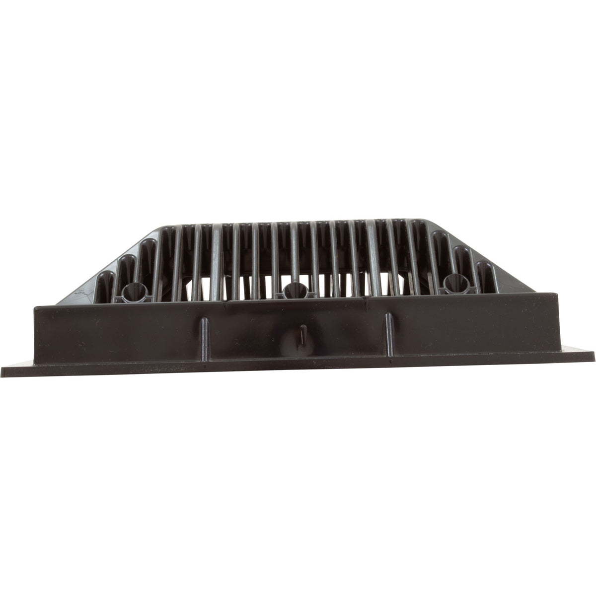 Main Drain Grate, Waterway, 9"x 9", with Frame (2011) , Black : 640-4791 V - Waterway Plastics - 8.06105E+11 - PartsForSpas.com