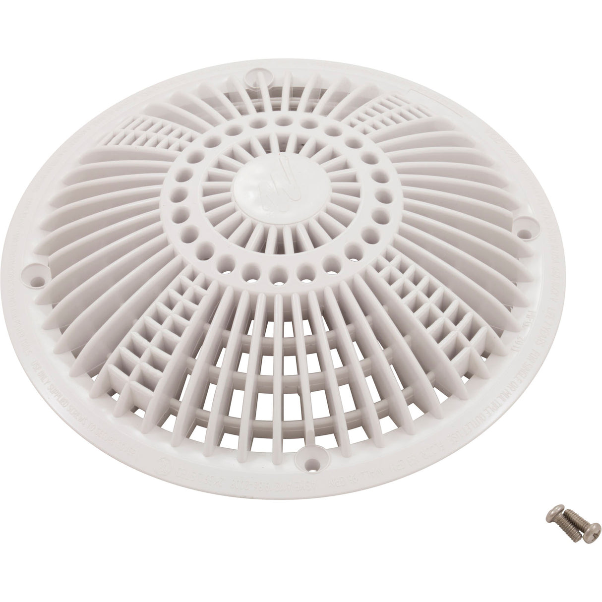 8" TRU FLO DRAIN COVER ( 2011 ) : 642-2400 V - Waterway Plastics - 8.06105E+11 - PartsForSpas.com