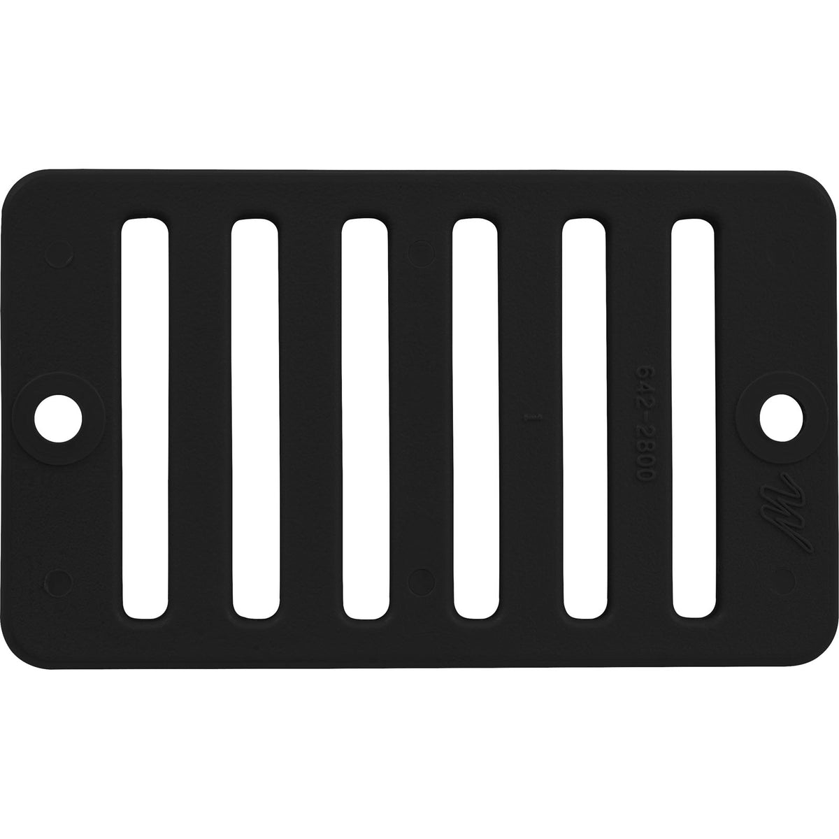 2"X4" Deck/Gutter Drain Grate - Blk : 642-2801 - Waterway Plastics - 8.06105E+11 - PartsForSpas.com