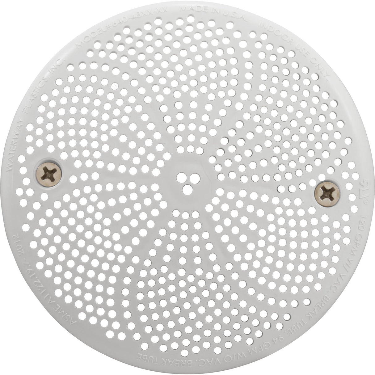 Bath Safety Suction Designer Cover W/Screws : 643-4460-CW