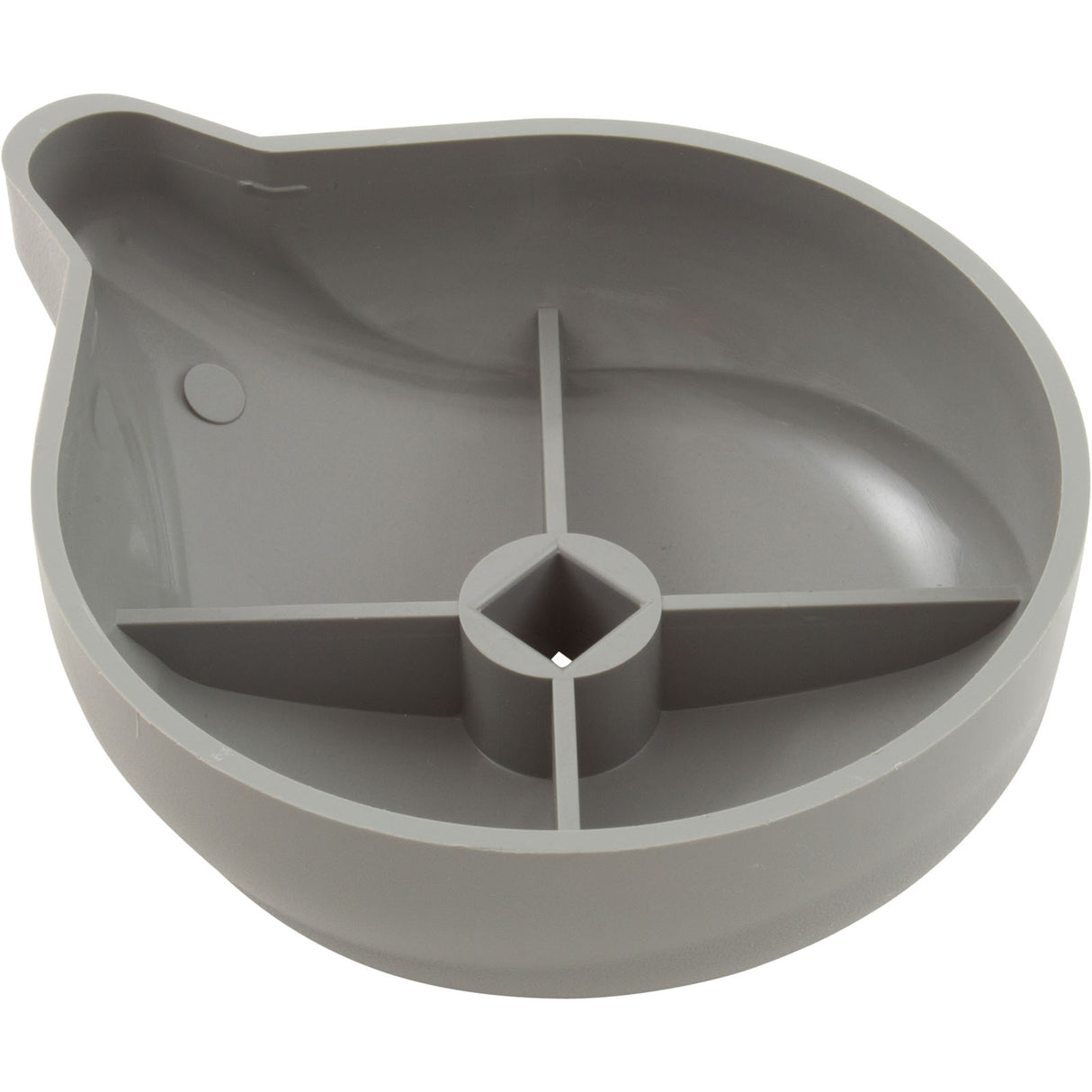 Knob, Whirlpool Diverter Valve, Gray, 2001+ : 6540-877 - Jacuzzi - 6540-877 - PartsForSpas.com