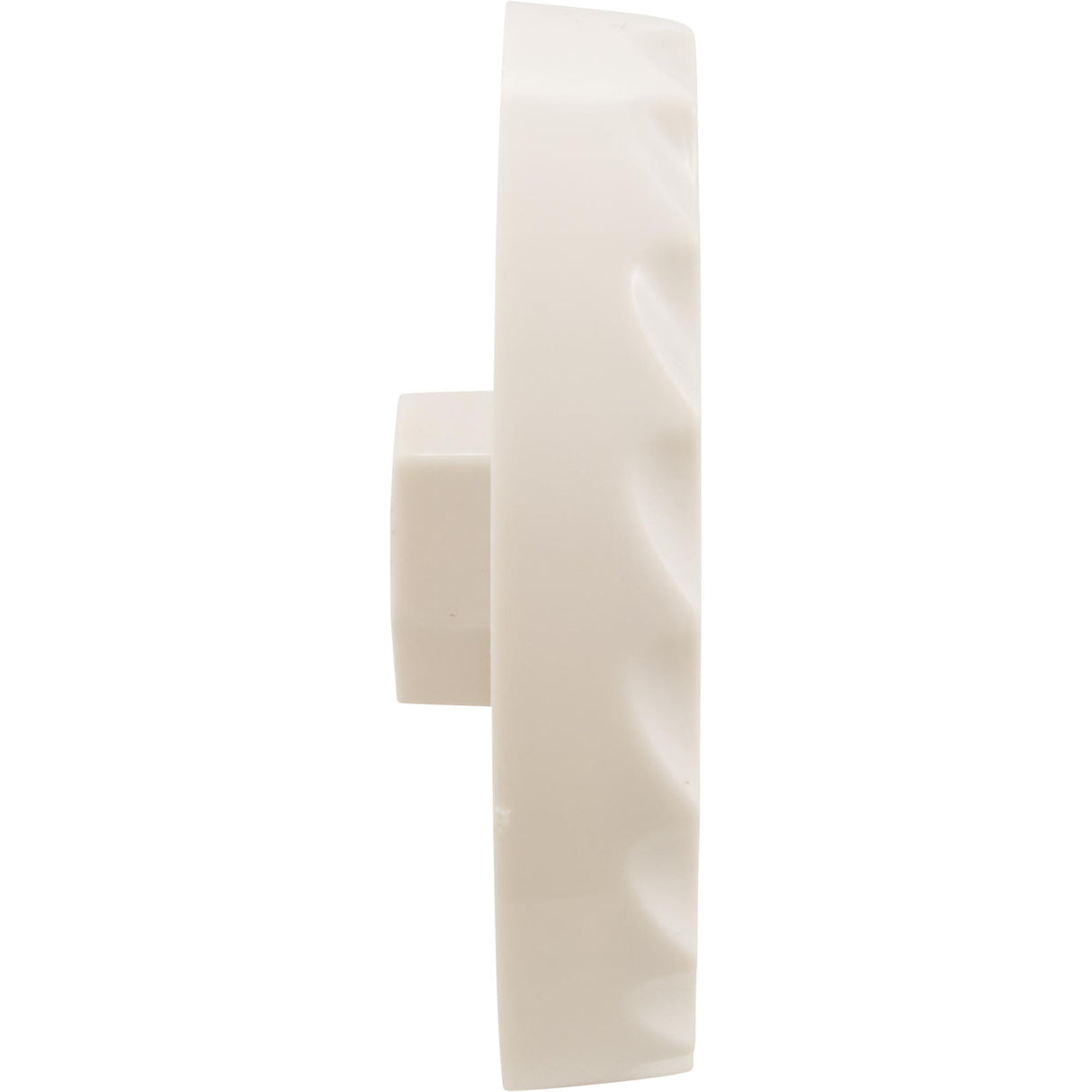 Knob, Waterway, F.A.S., 1" Scalloped, White : 662-3010