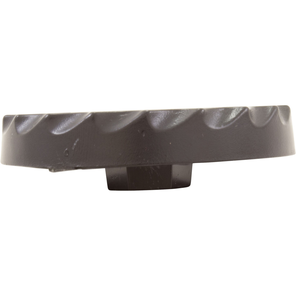 Knob, Waterway, F.A.S., 1" Scalloped, Black : 662-3011