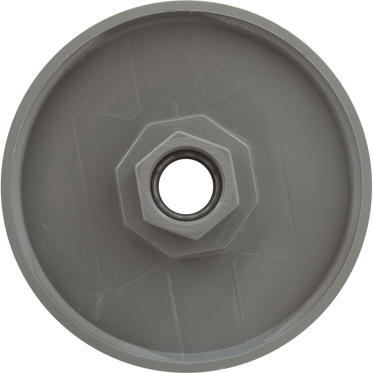 Knob, Waterway, F.A.S., 1" Scalloped, Gray : 662-3017
