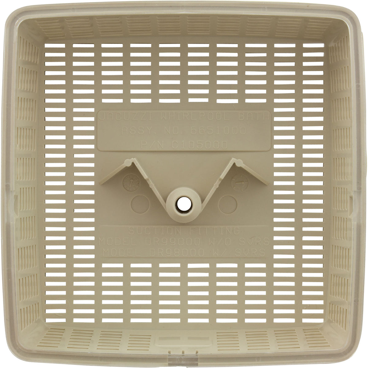Suction Cover/Gasket Assembly Almond : 6651914