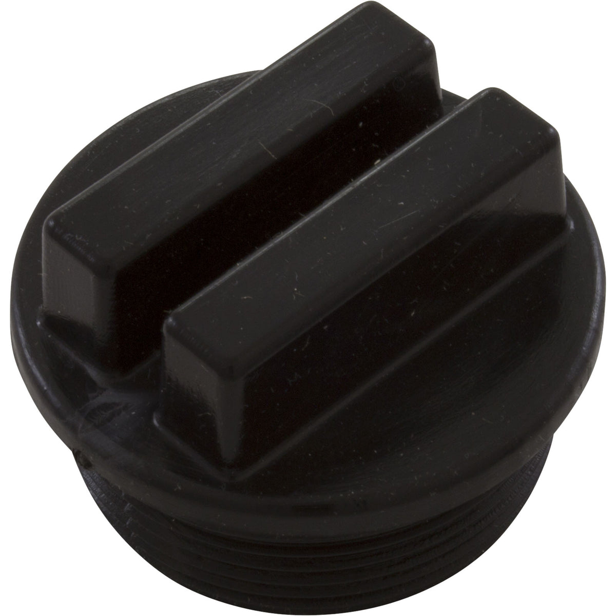 Universal Plug 1 1/2"Mpt W/ O Ring Groove - Black : 715-6611 - Waterway Plastics - 8.06105E+11 - PartsForSpas.com