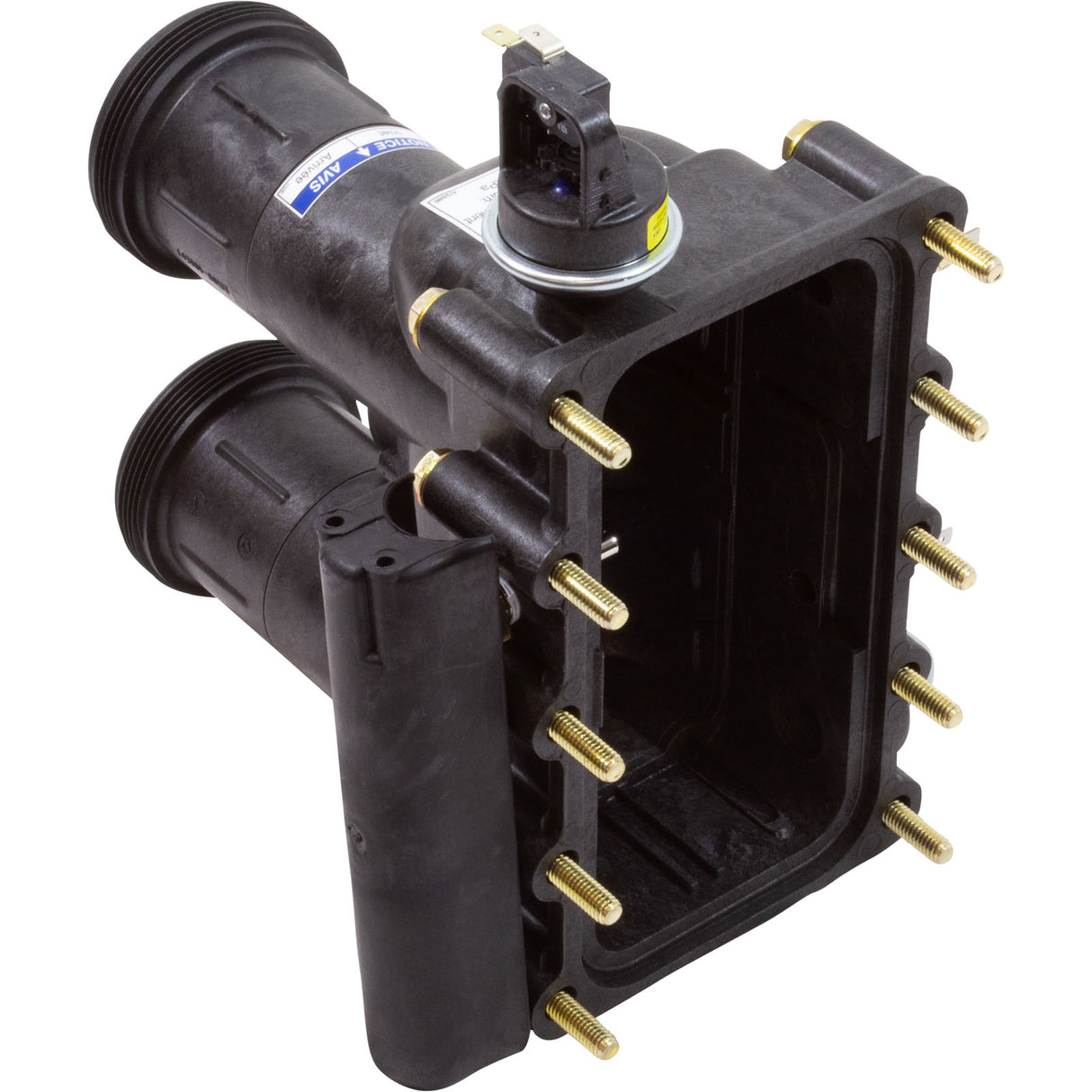 Manifold Body W/ Safeties : 77707-0205 - Pentair - 022315301542 - PartsForSpas.com