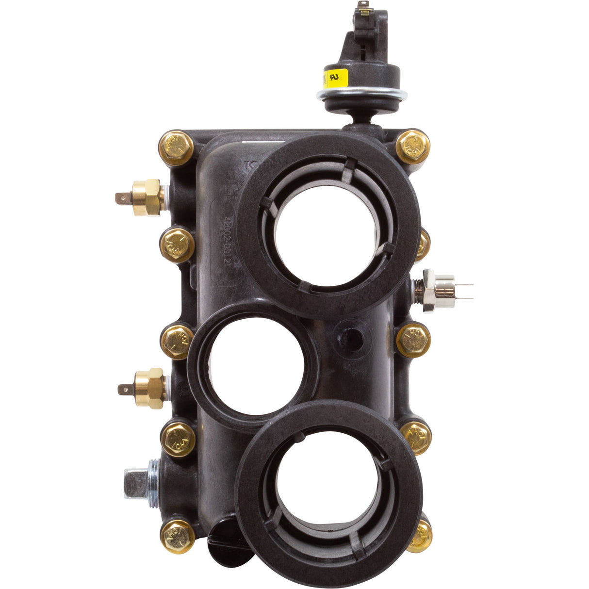 Manifold Body W/ Safeties : 77707-0205 - Pentair - 022315301542 - PartsForSpas.com