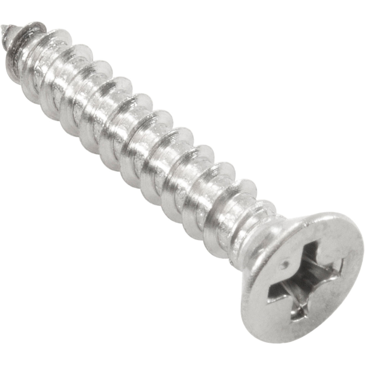 Number 8 X 1" Phil Flat Head Type A 316 S/S Screw : 819-1031