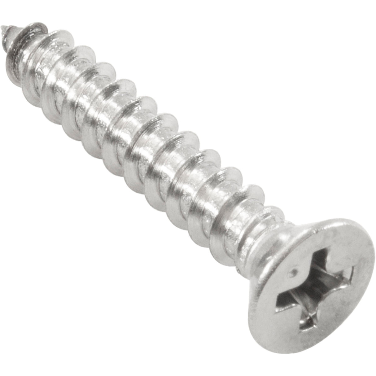 Number 8 X 1" Phil Flat Head Type A 316 S/S Screw : 819-1031