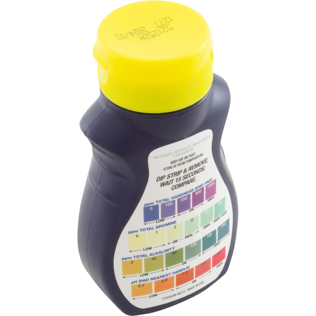 Test Strips, AquaChek Red, 4-in-1, Total Bromine, 50 ct : 521252A - AquaChek/Hach - 90944012528 - PartsForSpas.com