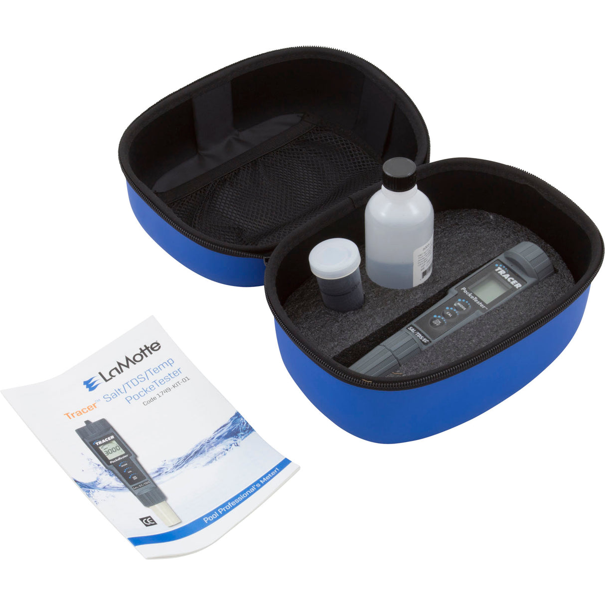 Test Meter Kit, Lamotte Tracer, Digital, Salt, TDS, Temp : 1749-KIT-01 - Lamotte - 637395461668 - PartsForSpas.com