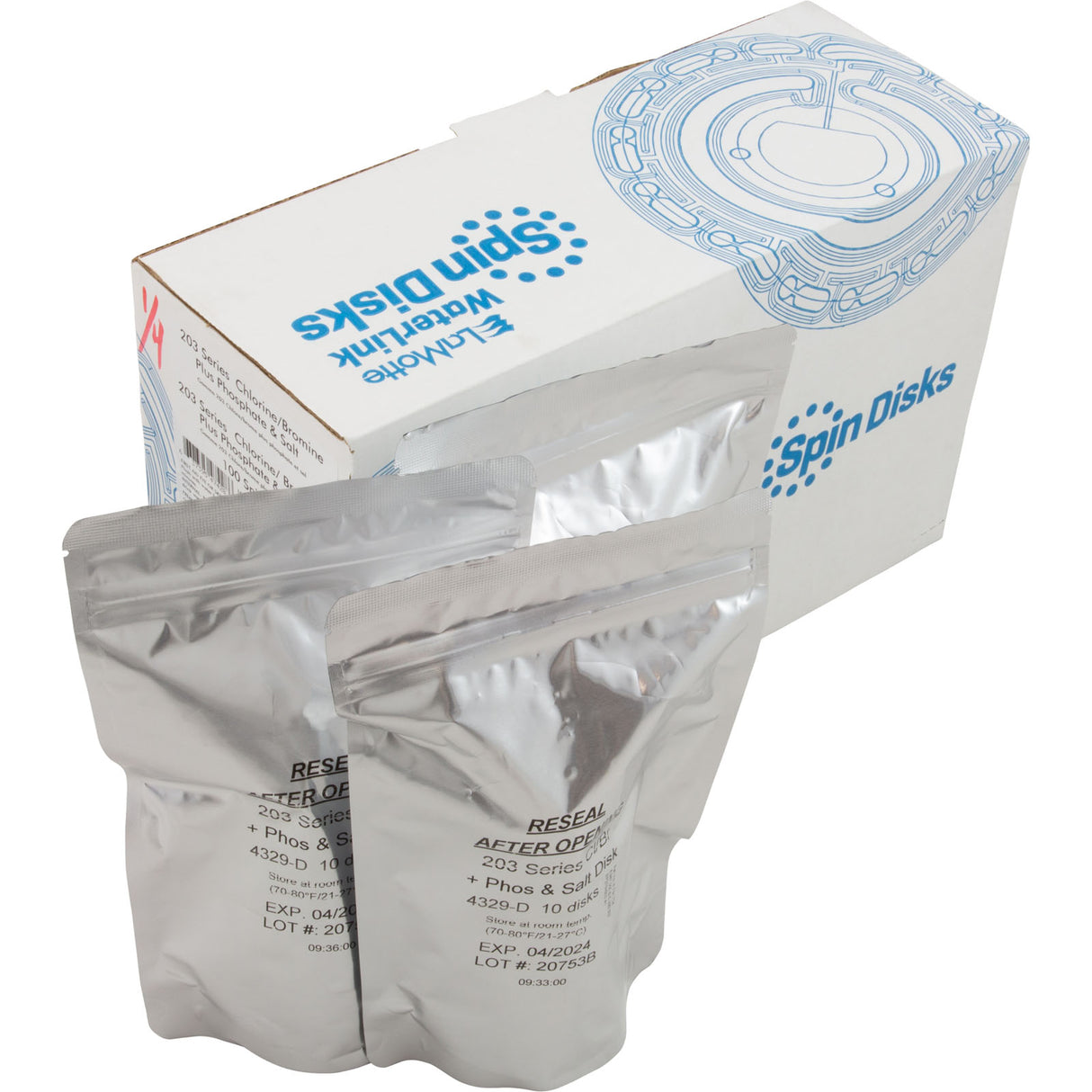 Reagent Cart Disk, Lamotte WaterLink, Brom/Chlor/Phos, 100 Pk : 4329-J - Lamotte - 637395474286 - PartsForSpas.com