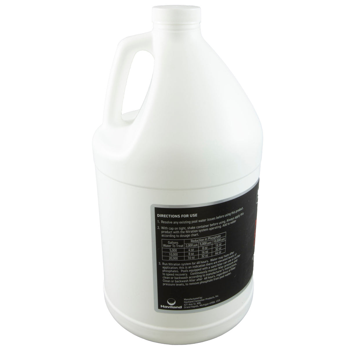 Phosphate Remover, Matrix Black Label, 1 Gallon : C006609-CS4X1G - Matrix Swimming Pool Solutions - C006609-CS4X1G - PartsForSpas.com