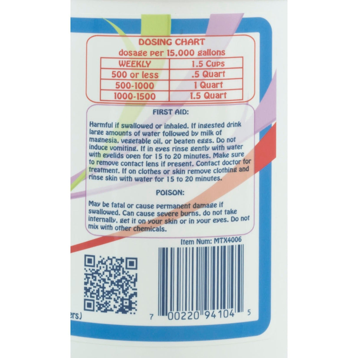 Phosphate Remover, Matrix Phos Eliminator Concentrate, 64oz : C006610-BT64OF - Matrix Swimming Pool Solutions - 700220941045 - PartsForSpas.com