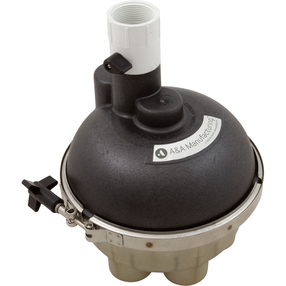 Complete Valve TF 1-1/2" 6PT W/Quick Stop : 225470 - A & A Manufacturing - 818965010473 - PartsForSpas.com