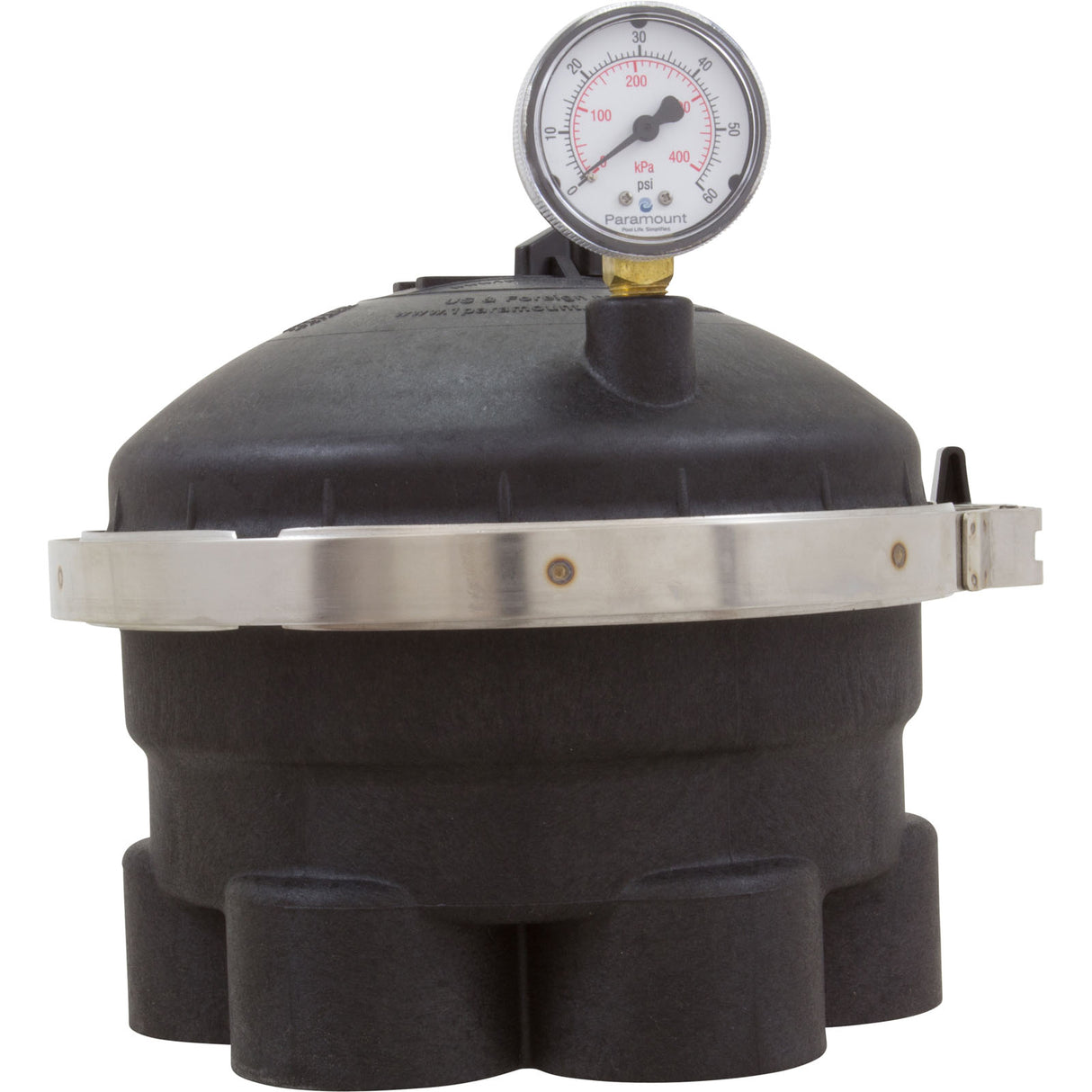 Water Valve, Paramount, 6 Port, 2", Black : 004-302-4184-03