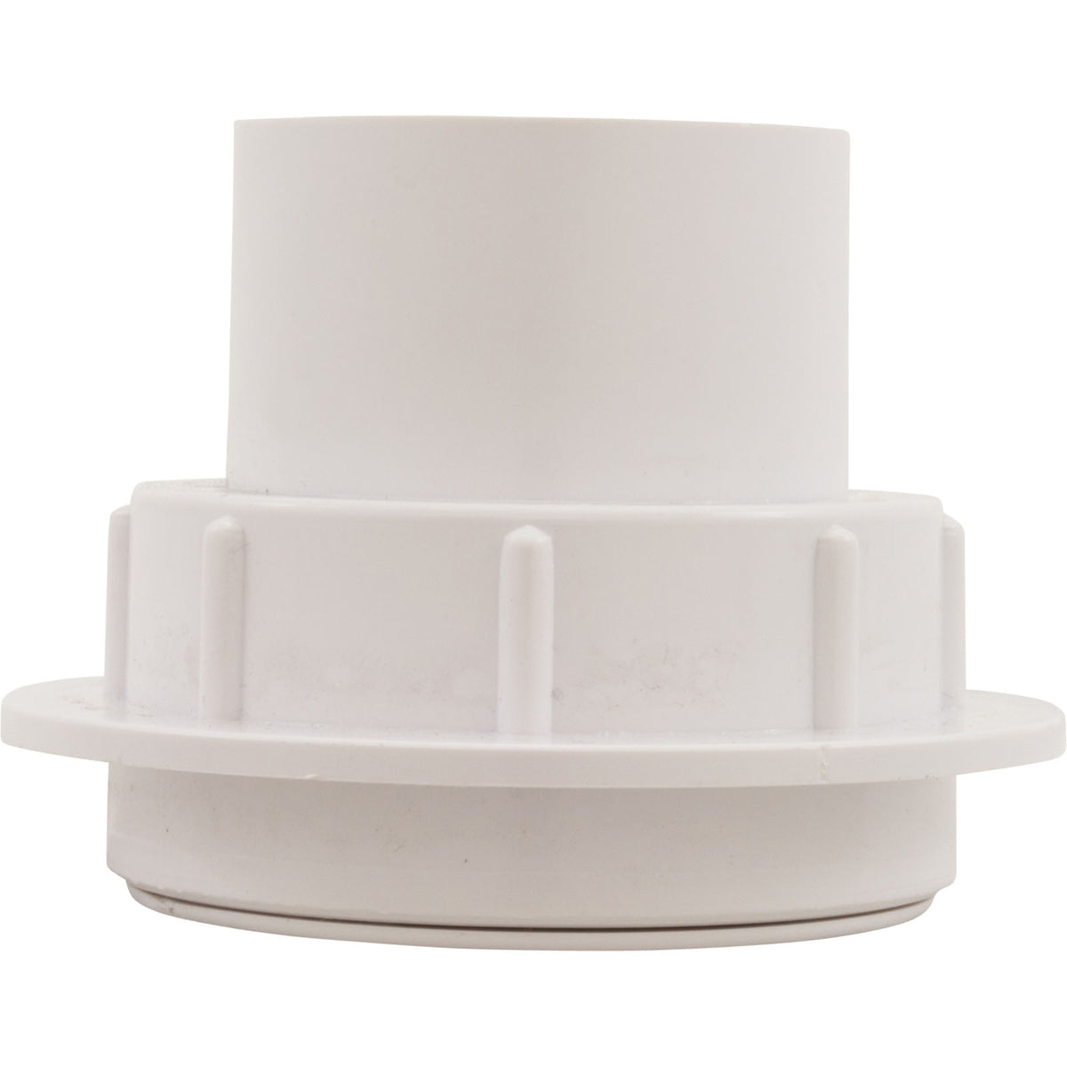 Return Fitting/Inlet, Zodiac ThreadCare, 1.5" and 1", White : 3-3-110