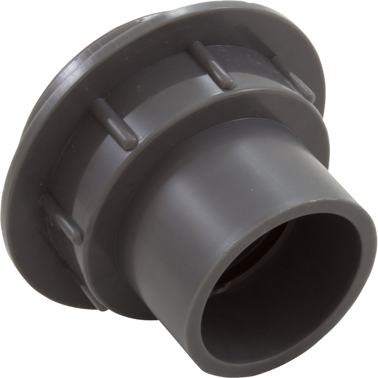 Return Fitting/Inlet, Zodiac ThreadCare, 1.5" and 1", Dk Gry : 3-3-113