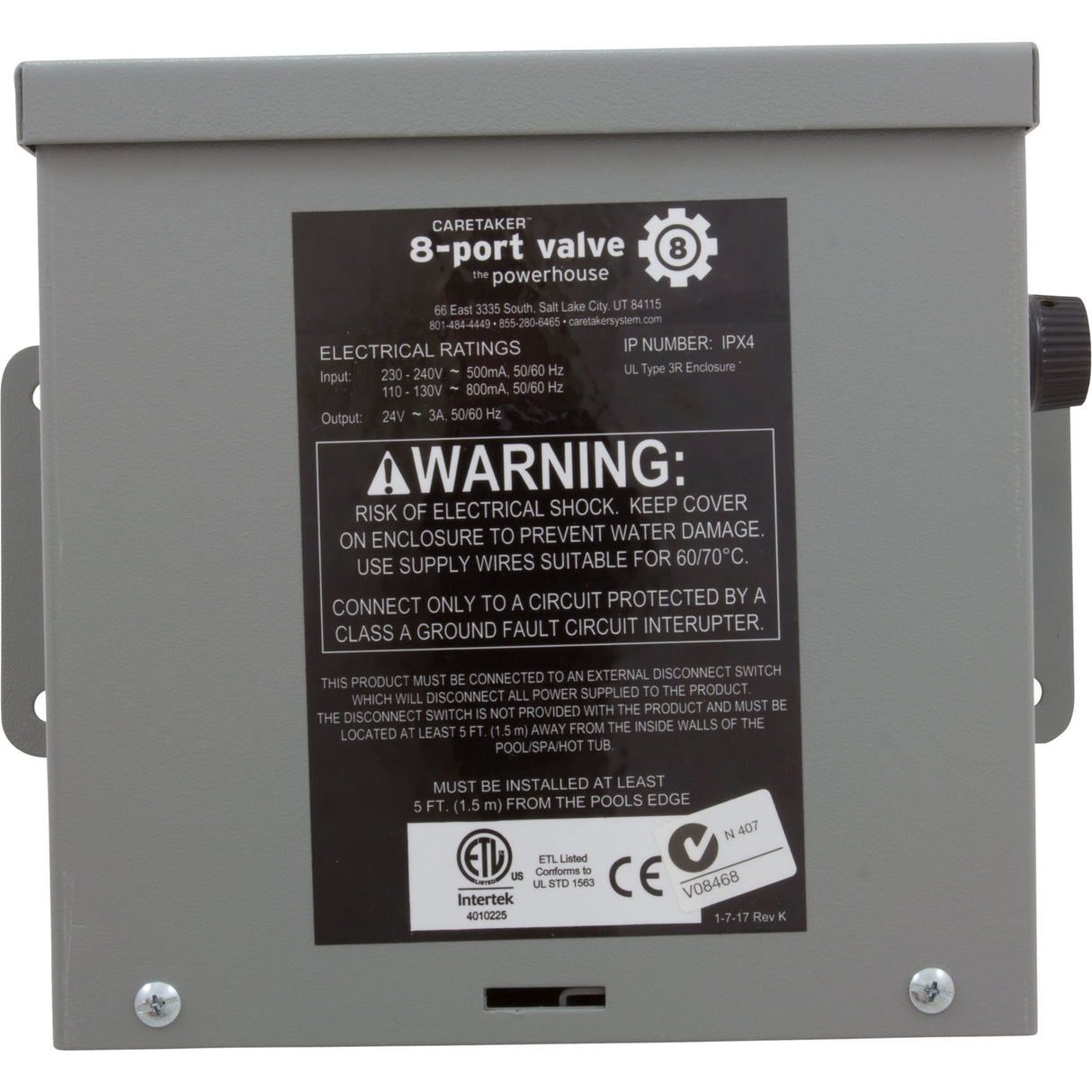 Controller, Zodiac Polaris Caretaker UltraFlex 2 Valve : 4-7-320 - Polaris/Zodiac - 738919037014 - PartsForSpas.com
