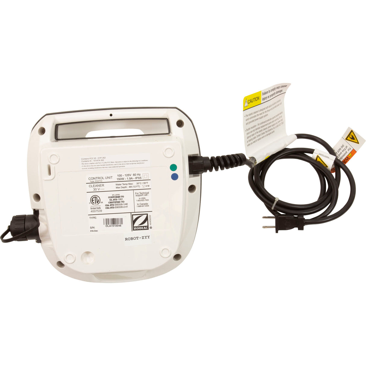 Control Box, Zodiac Polaris 9650iQ, WiFi, Type 1, US : R0761800 - Zodiac - 052337074117 - PartsForSpas.com