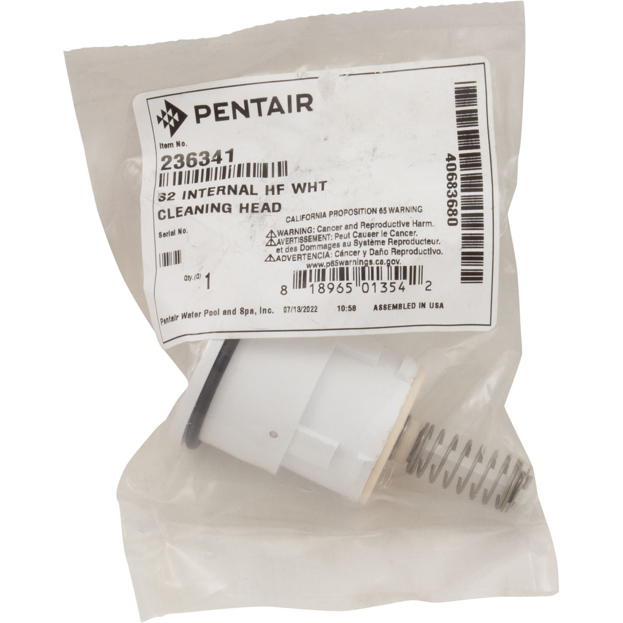 S2 Internal HF Wht : 236341 - A&A Manufacturing - 236341 - PartsForSpas.com